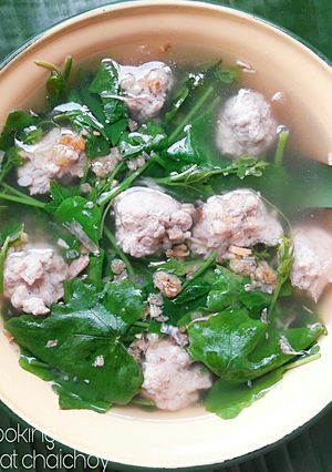 รูปของ ต้มจืดตำลึงใส่หมูสับ