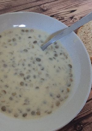 Lencsefőzelékem (füstölt szalonnával) 😋 recept fotója