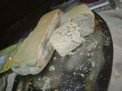 A picture of homemade bread "toast