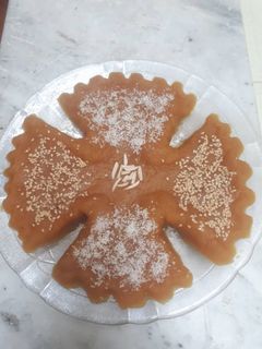 عکسی از دستور حلوا زعفرانی