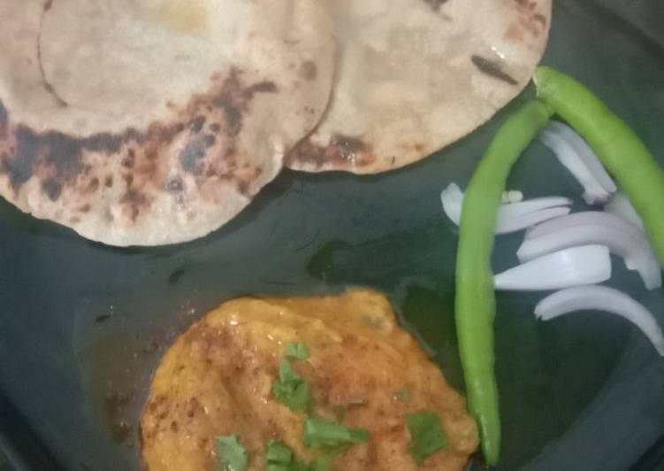 Recipe of Any-night-of-the-week Curd and Carom Mini Fafda Roti