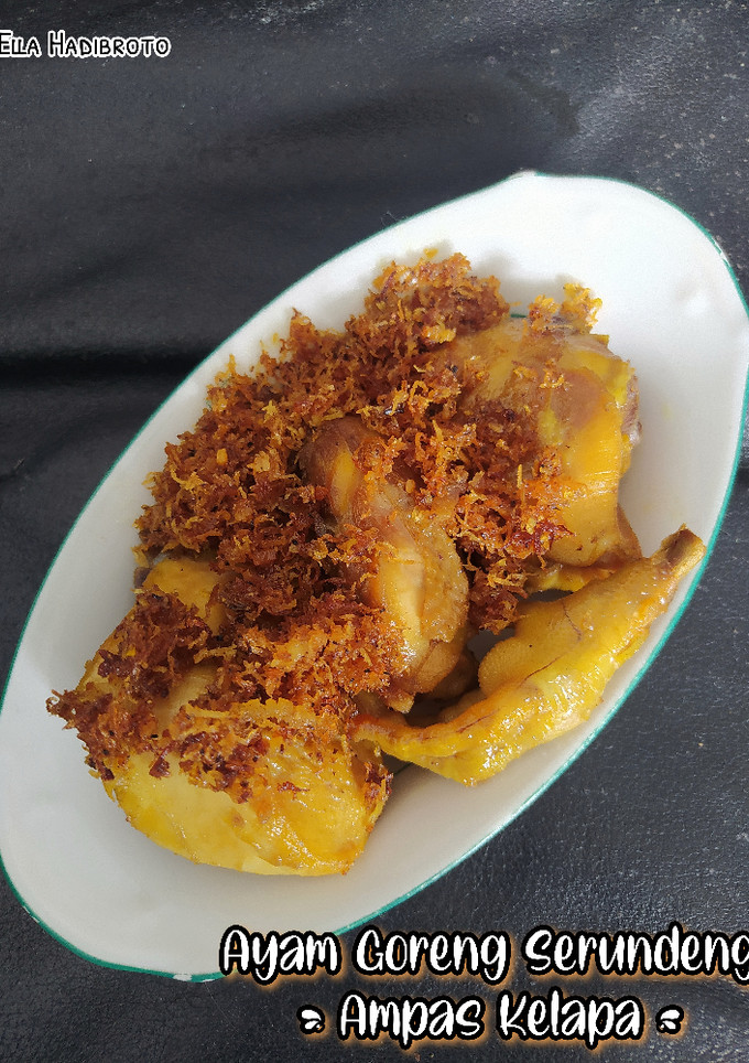 Foto resep Ayam Goreng Serundeng Ampas Kelapa