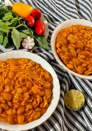 عکسی از دستور 🍀خوراک لوبیا با ورمیشل🍀