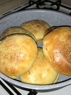 صورة لوصفة خبز للهمبرغر 😀