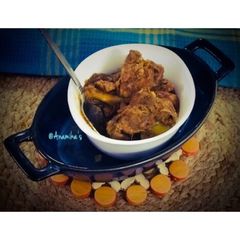 A picture of Chicken Kosha/Kosha Murgi.