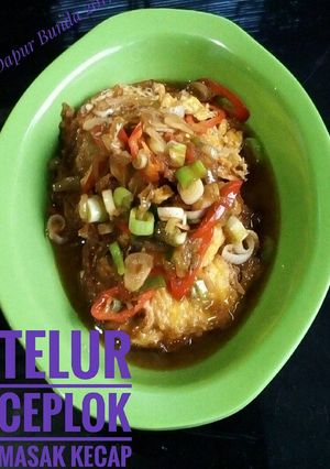 Foto resep 12. Telur Ceplok Masak Kecap