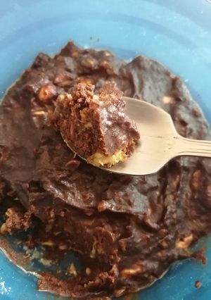 Una foto de Helado de chocolate con palta y maní