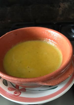 Una foto de Crema de auyama