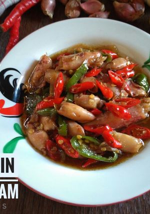 Foto resep Cumi asin saus tiram