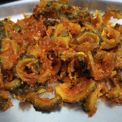 Bitter gourd stir fry A picture of Bitter gourd stir fry.