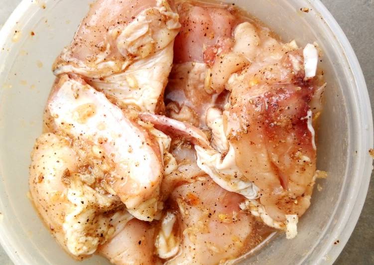 Marinated chicken