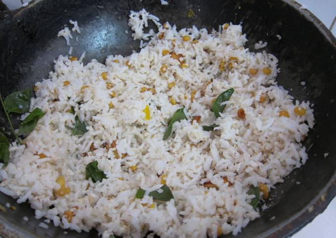 Annam Popu or Tempered Rice recipe main photo