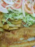 Filete de pescado frito a la Mario, s