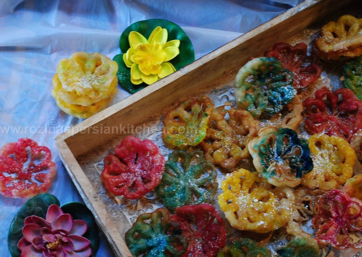 Lotus flower cookies Recipe by Rozina Dinaa Cookpad
