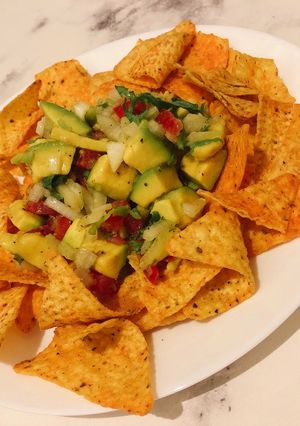 酪梨莎莎醬（guacamole) 的食譜成品照片