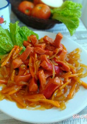 Foto resep Sosis saus asem manis