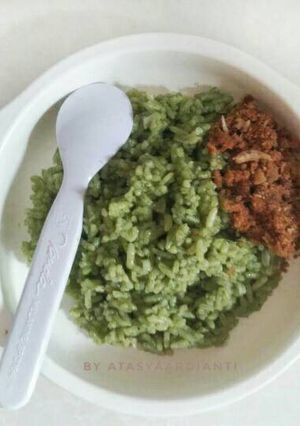 Foto resep Mpasi (1y+) Nasi Uduk Bayam