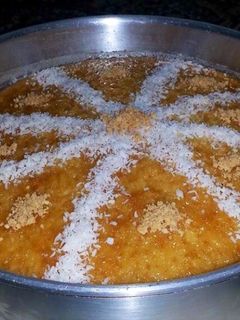 صورة لوصفة بسيمه او (كيك جوز الهند)🥧‎