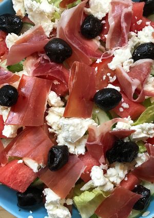 Une photo de Salade aux accents Grecs & Italiens