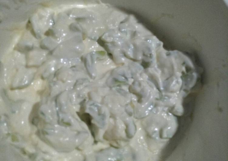 Simple Way to Prepare Speedy Tzatziki sour cheese dip