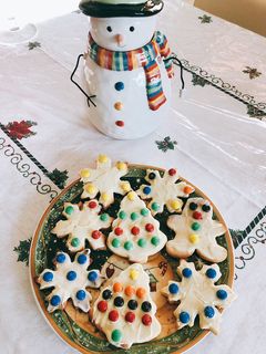 Φωτογραφία της συνταγής Sugar cookies με λευκή σοκολάτα