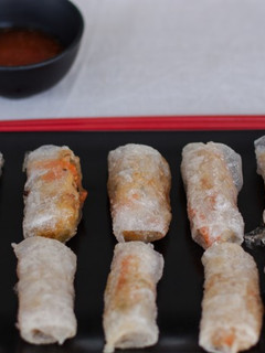 Una foto de Rollitos de primavera