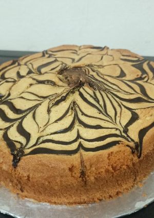 A picture of Marble tea cake.