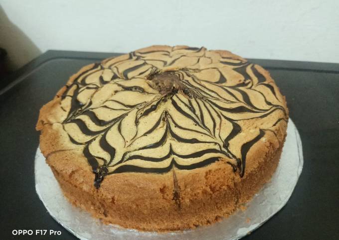 Eggless Marble Cake - Cooking From Heart %