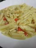 Sopa de pollo con verduras