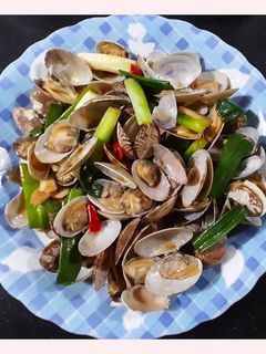 熱炒店的經典菜式-醬炒海瓜子 的食譜成品照片