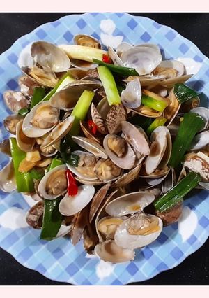 熱炒店的經典菜式-醬炒海瓜子 的食譜成品照片