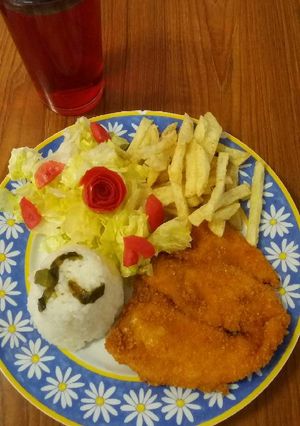 Una foto de Pescado empanizado
