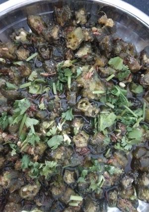 ભીડાંનુ લીલુ શાક(bhinda nu lilu shak recipe in Gujarati) રેસીપી મુખ્ય ફોટો