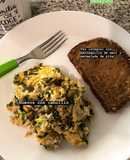 Huevos con cebollín
