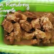 Ayam Rendang Simple