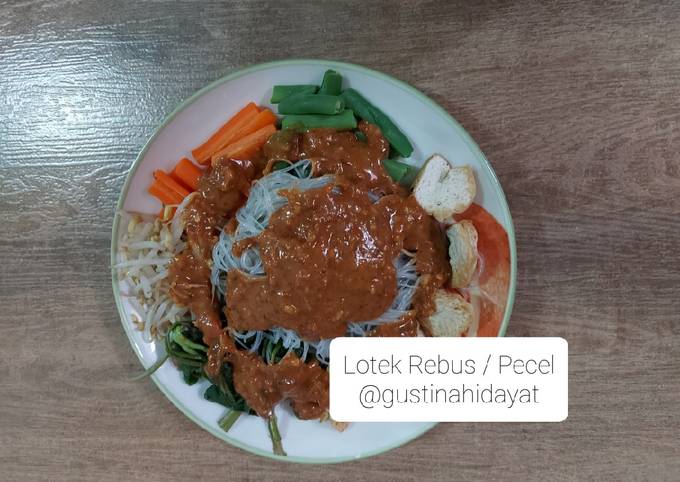 Recipe: Perfect Pecel sayur a.k.a Lotek