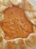 Ricotta, sun-dried tomato and prawn pie