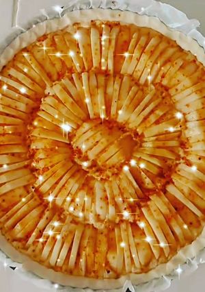 Une photo de 🍎🍏 Tarte aux pommes façon Amandine 🍏🍎