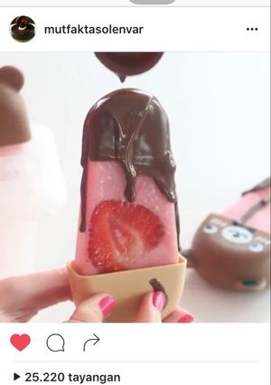 Foto resep Ice cream strawberry