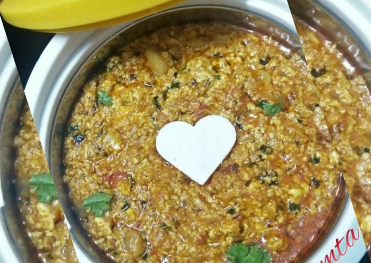 Simple Way to Make Perfect Paneer bhurji with gravy.(Restaurant style)