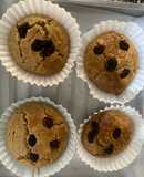 Muffin de harina de almendra, avena