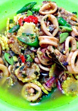 Foto resep Cumi pete with baby corn