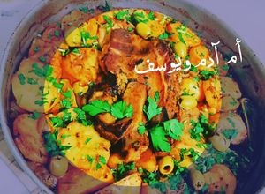 صورة لوصفة روتي لحم بالبطاطا 💚