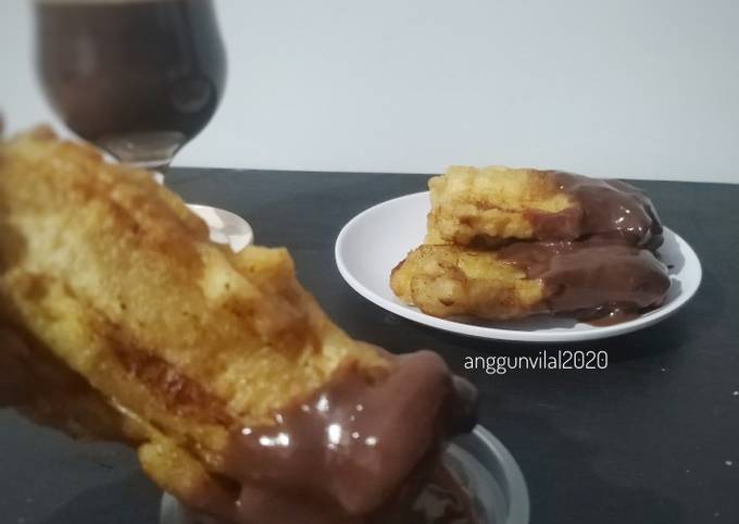 PisGor (Pisang Goreng) Vla Cokelat