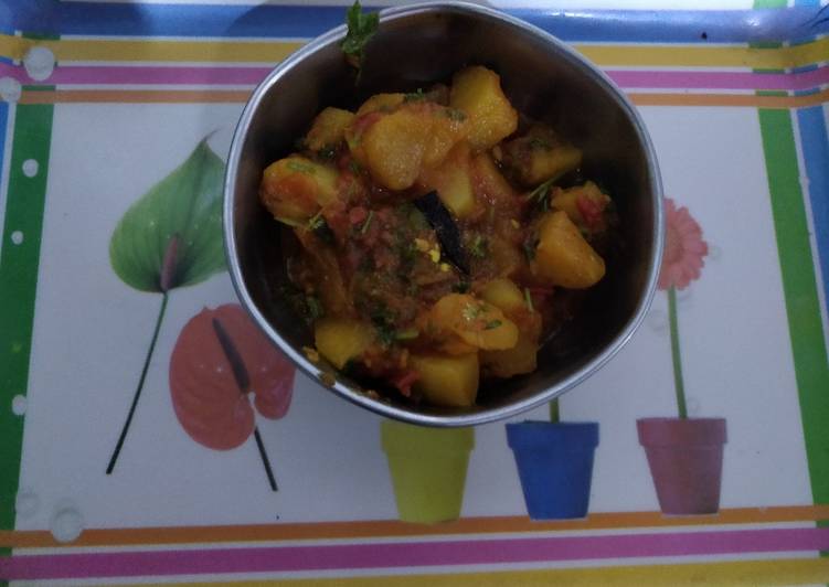 Easiest Way to Prepare Homemade Apple and Tomato vegetable