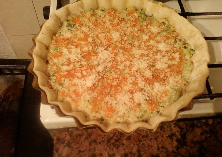 Tarta de Brócoli y arroz integral