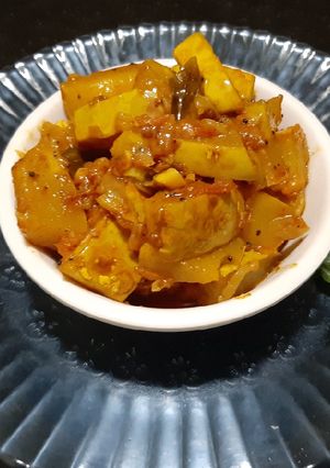 A picture of Pumpkin curry.