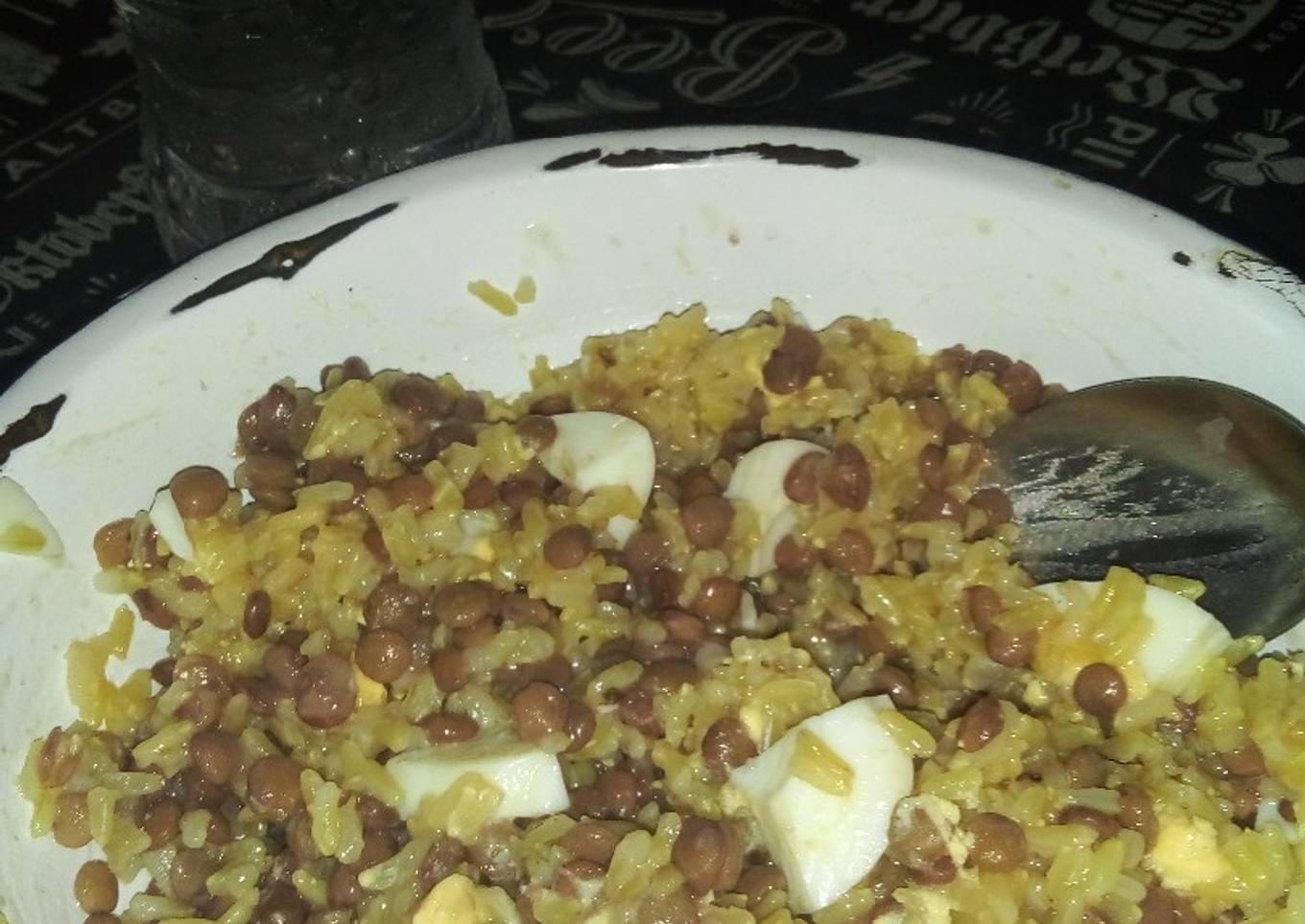 Arroz integral al caldo