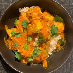 A picture of Tofu Makhani (Indian Butter Tofu).