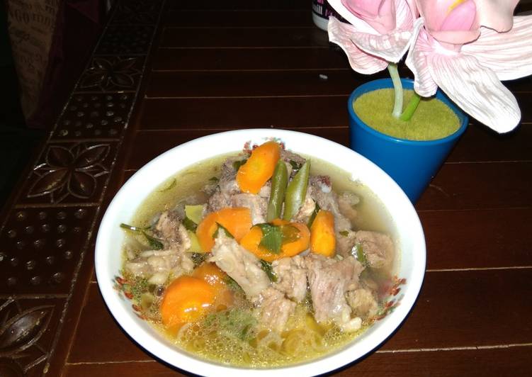 Sop Iga dan daging praktis dan maknyusss